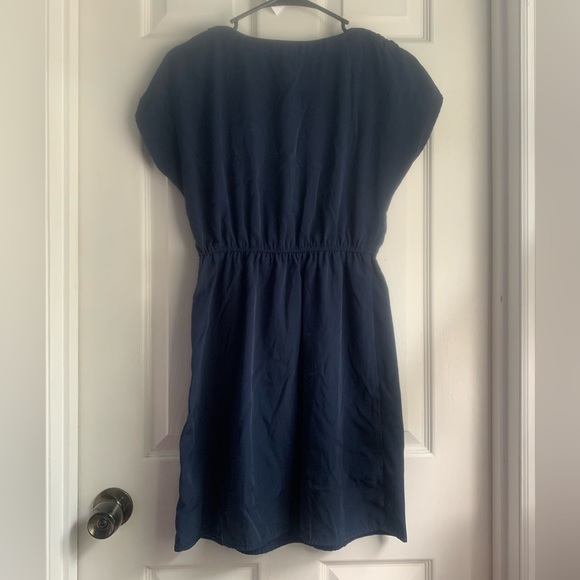 Forever 21 Navy Sateen Mini Dress - Picture 2 of 6